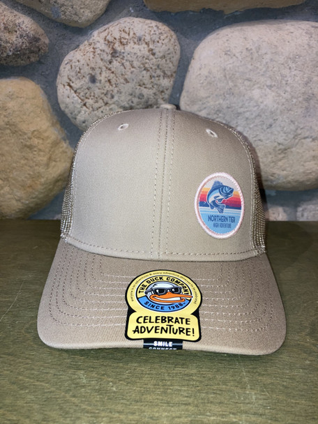 Hat. Cap - Walleye Angler - Brown Trucker