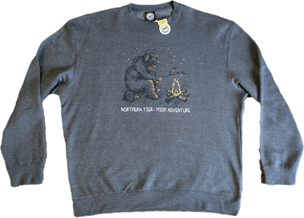Sweater-LS. Grizzly Roast - Grey