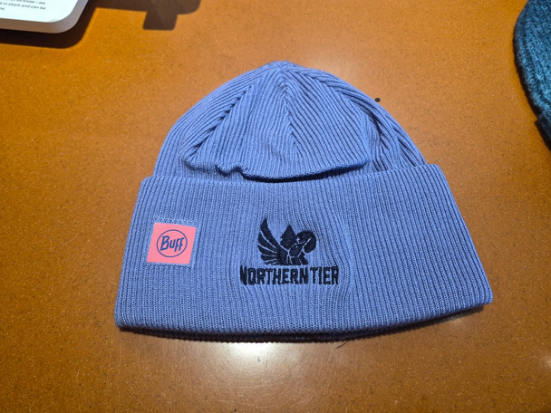 Beanie. Embd NT Cross Knit - Iris