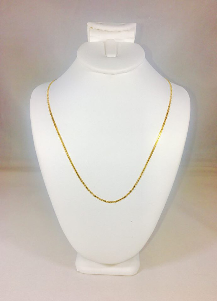 Gold Chain Small 21k Solid Saudi Gold 