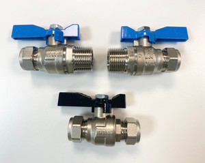 Water Softener Full Flow Isolation Valves/Bypass set  15mm Water Softener Full Flow Isolation Valves/Bypass set  15mm