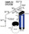 Simplex Metered Commercial Water Softeners diagram