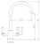 Abode Aquifier Atlas 3-Way Kitchen Filter Tap Brushed Brass dimensions Abode Aquifier Atlas 3-Way Kitchen Filter Tap Brushed Brass dimensions