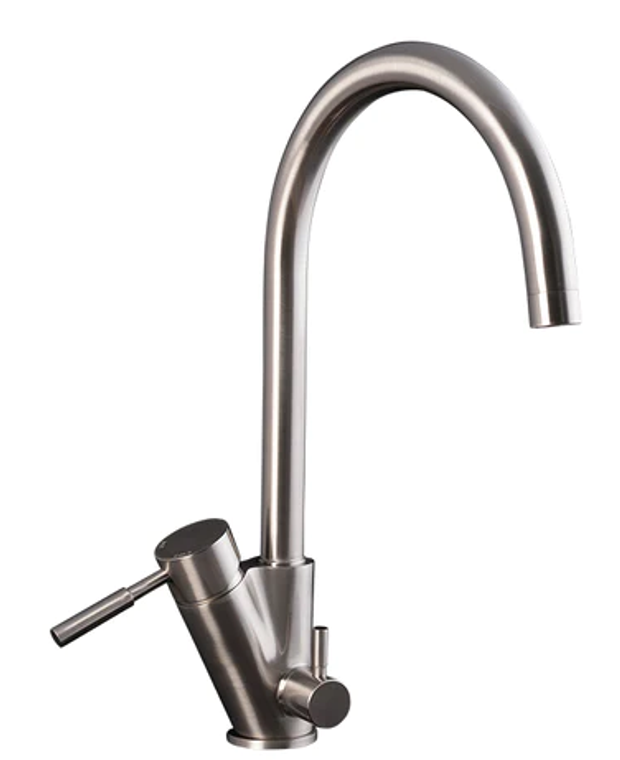 Cascade 3-Way Tap Chrome Brushed Nickel