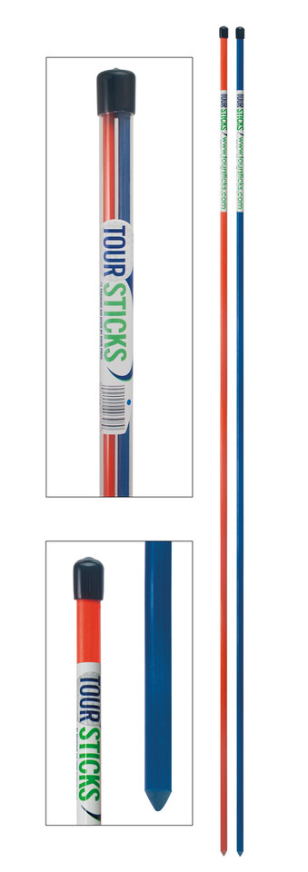Blue & Orange Tour Sticks