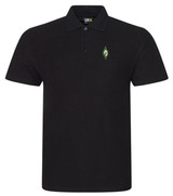 Easter Lily Black Polo