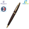 Bút bi Waterman Carene Deluxe Ballpoint Pen Amber Lacquer GT (Gold Trim) - Ngòi M - Mực xanh - S0700940