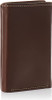 Ví nam Timberland Mens Leather Trifold Wallet With ID Window, Brown (Hunter) - D77221/01