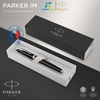 Bút Bi Dạ Parker IM Rollerball Pen Black Lacquer Chrome Trim - Ngòi F - Mực đen - 1931658