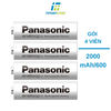 Gói 4 viên Pin sạc AA cao cấp Panasonic Eneloop BK-3MCD/4HA 2000 mAh - Hàng nội địa Nhật