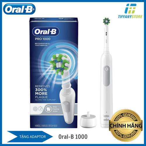 Bàn chải đánh răng điện Oral-B 1000 sạc điện tiện dụng 