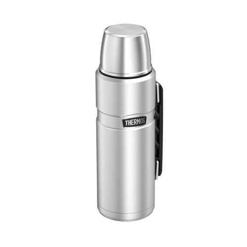 Bình giữ nhiệt Thermos Stainless King 40 Ounce Beverage Bottle silver white- 1.2 lít