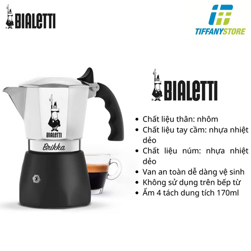 Ấm pha cà phê Bialetti New Brikka - Made in Italy