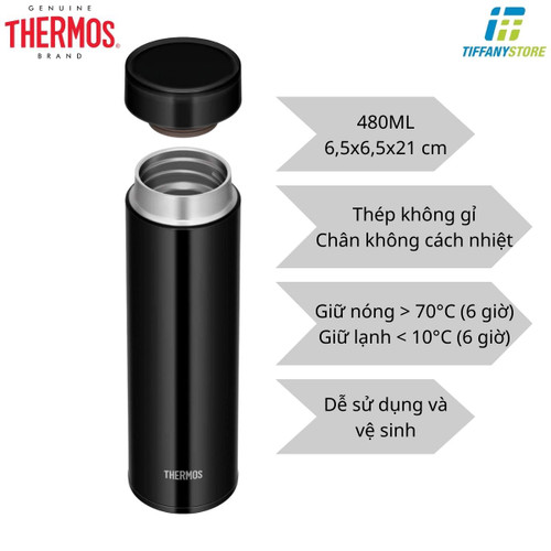 Bình giữ nhiệt Thermos 480ml nội địa Nhật - JOD-480