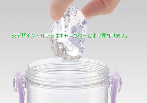 Bình đựng nước trẻ em Skater Nyanko có dây đeo - 480ml - Made In Japan