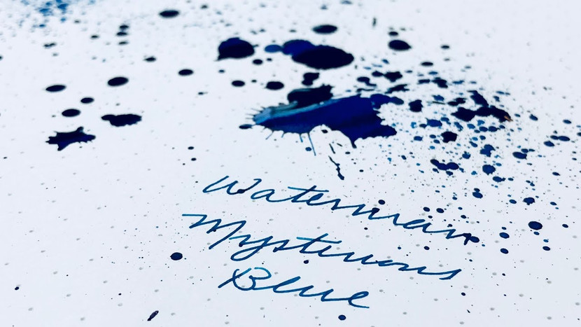 ​Màu mực Waterman Mysterious Blue hấp dẫn thế nào?