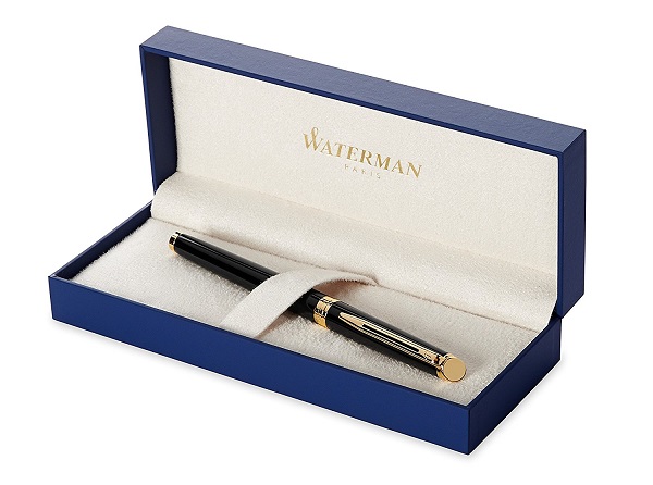 Hộp Bút Waterman Hemisphere Gold Trim - Ngòi M - Mực xanh - S0920630