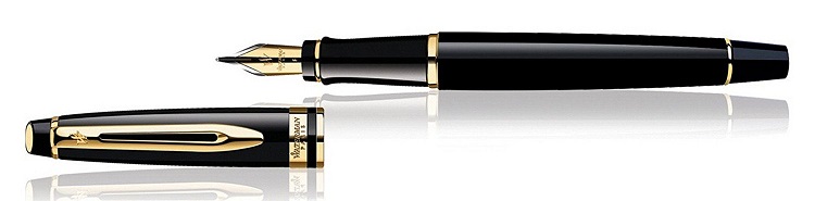 Bút Waterman Expert Gold Trim Fountain Pen thiết kế sang trọng