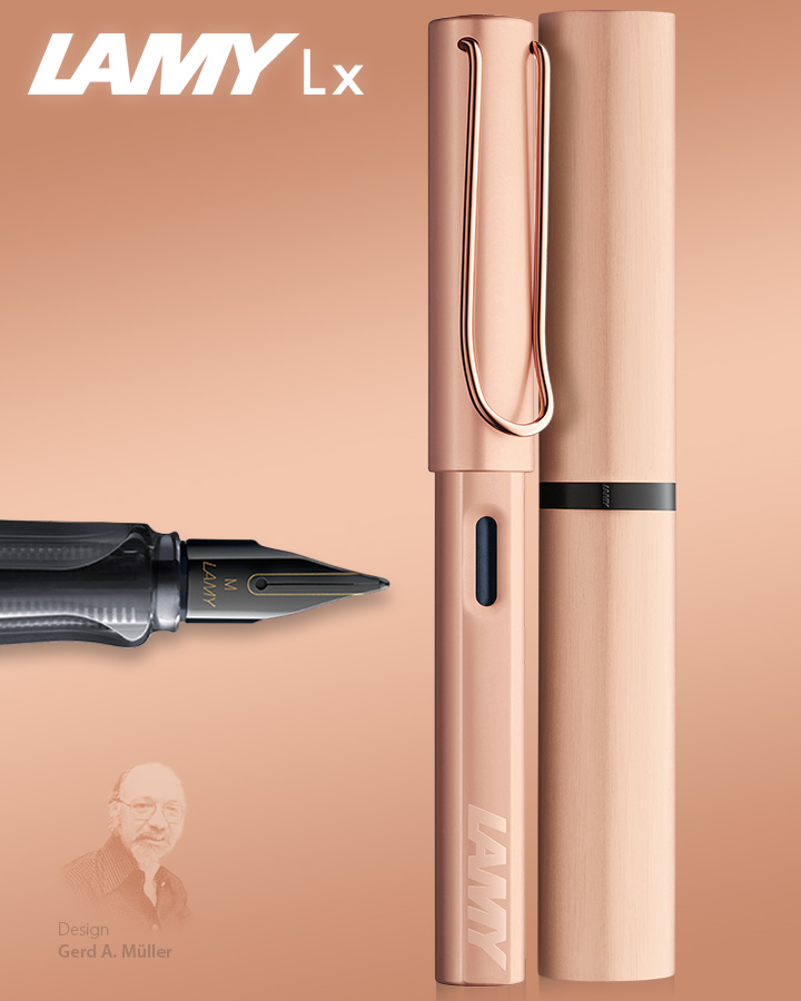 Bút Lamy LX - Màu Rosegold (RAu) - Ngòi M - L76