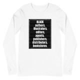 Just Us Books x Words from tHe Xrt - Black Entrepreneurs (Unisex Long Sleeve Tee)