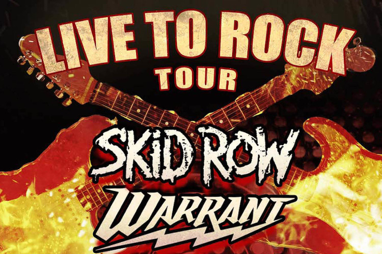 SKID ROW & WARRANT LIVE TO ROCK TOUR SUMMER 2022 Rocker Rags