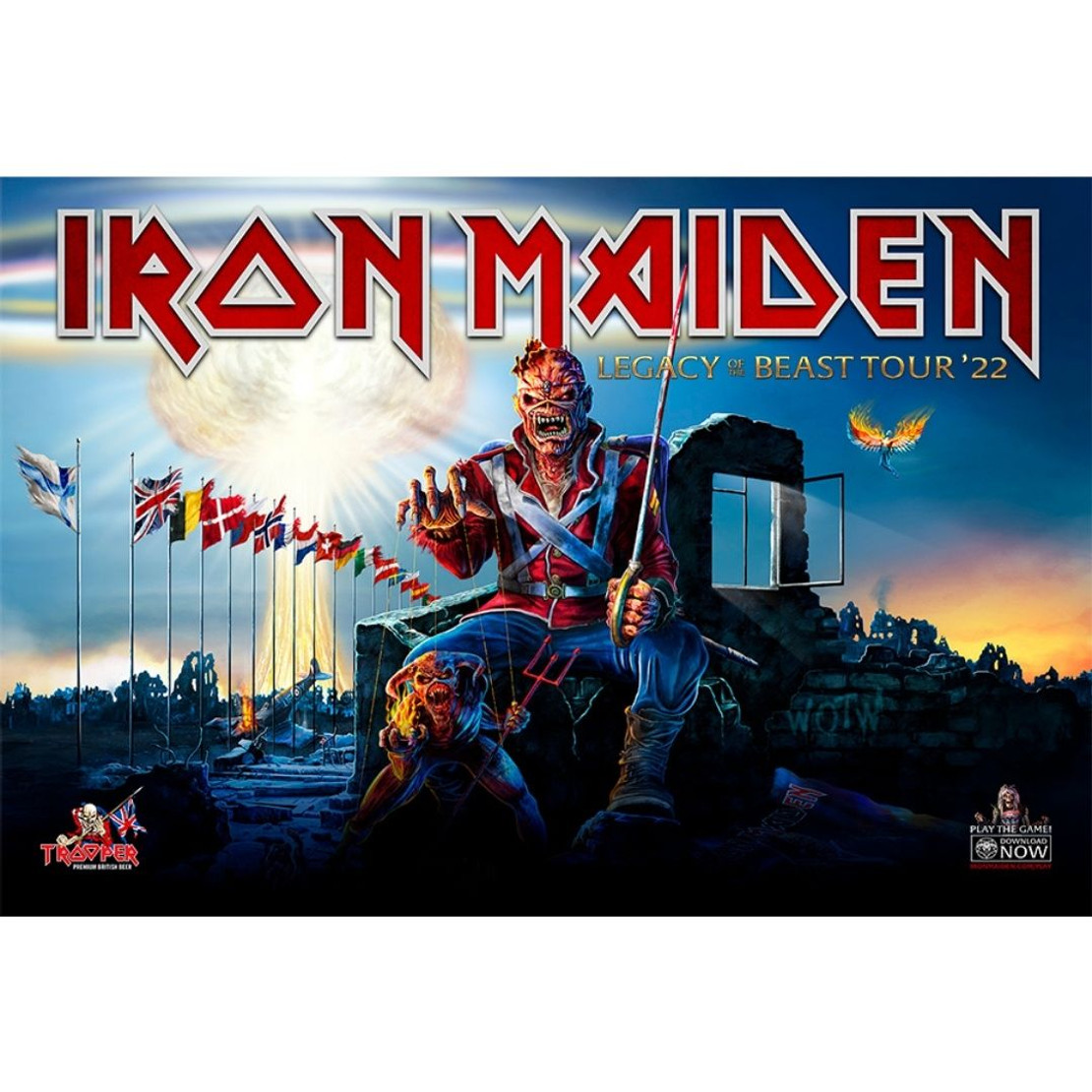 IRON MAIDEN TO RESUME LEGACY OF THE BEAST TOUR IN 2022 IRON MAIDEN TO RESUME LEGACY OF THE BEAST TOUR IN 2022