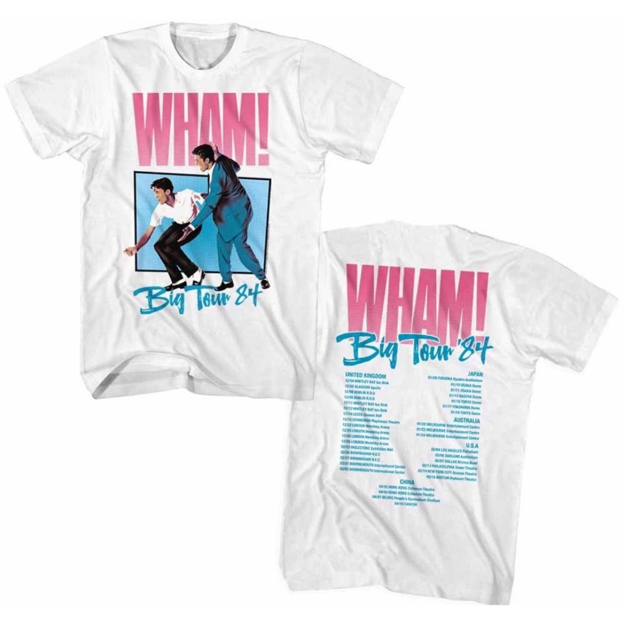 Wham big tour 84 shirt Clearance