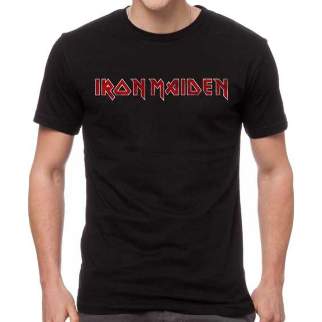 Iron Maiden T-shirt - Logo | Men's Unisex Black Vintage Fashion