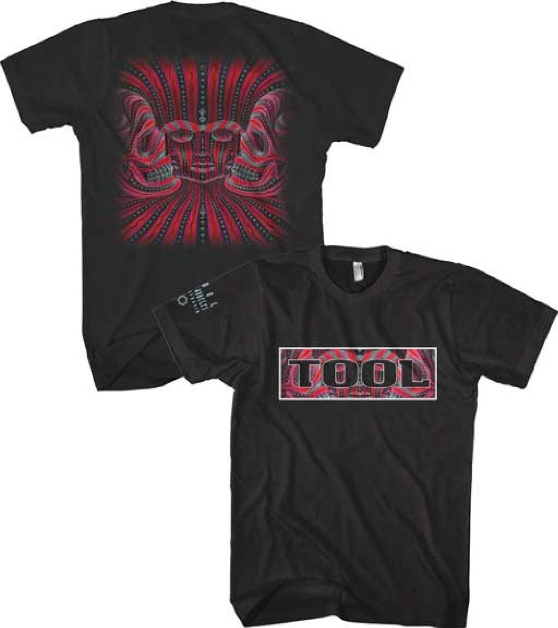 black and red mens t shirt