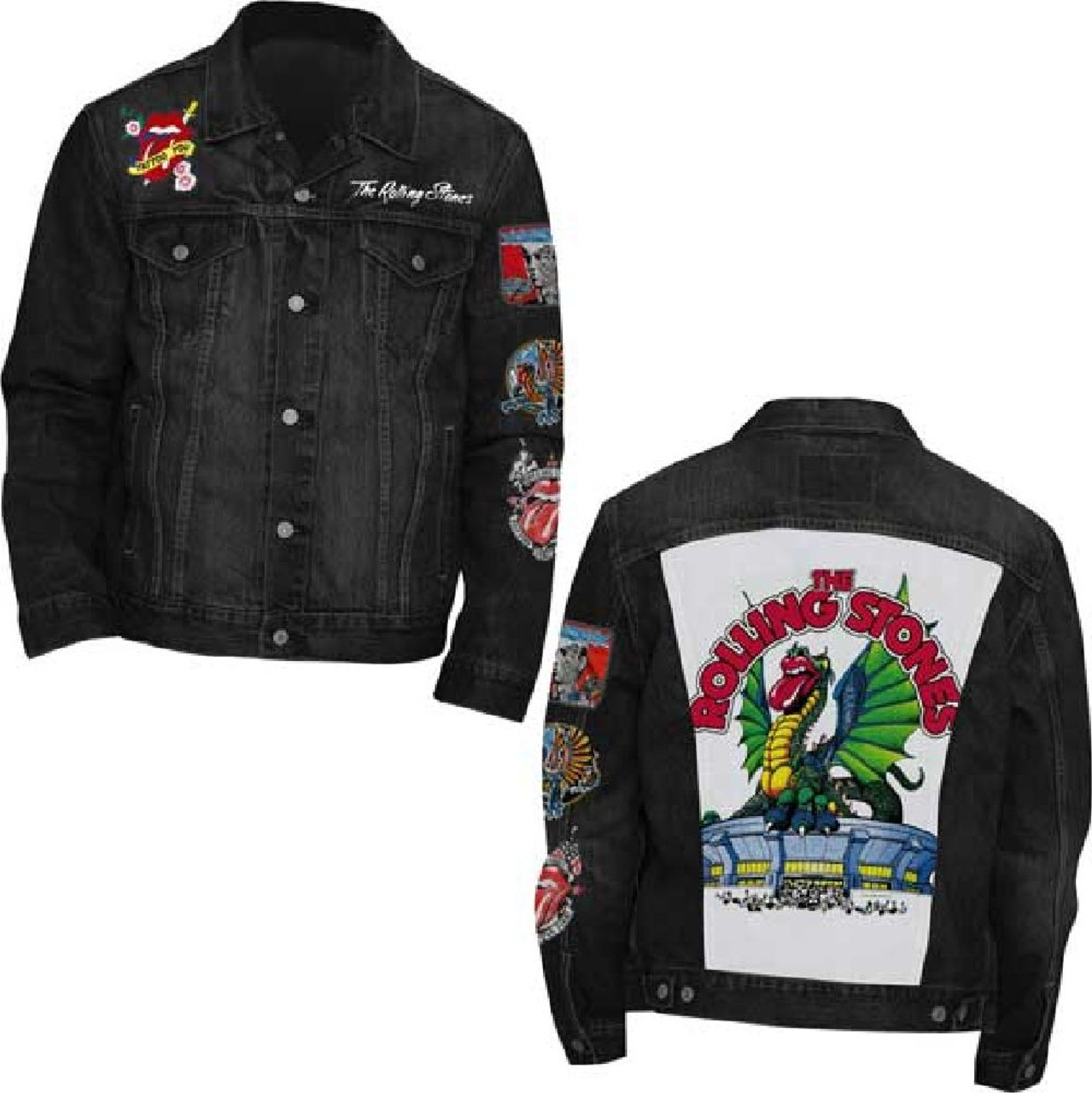 rolling stones jean jacket