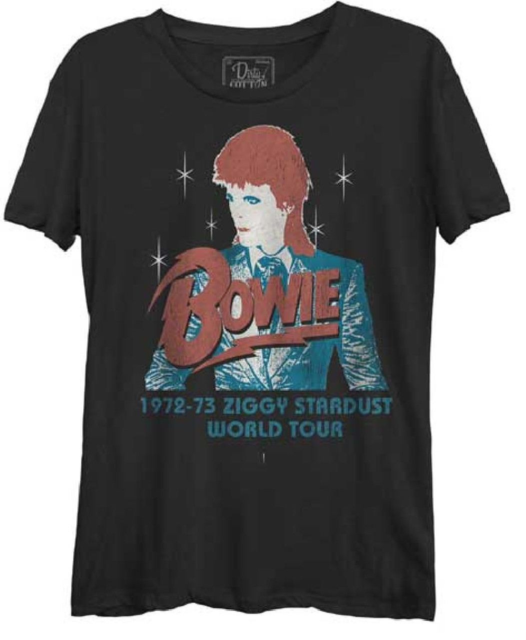 David Bowie T Shirt 1973 Ziggy Stardust World Tour Women S
