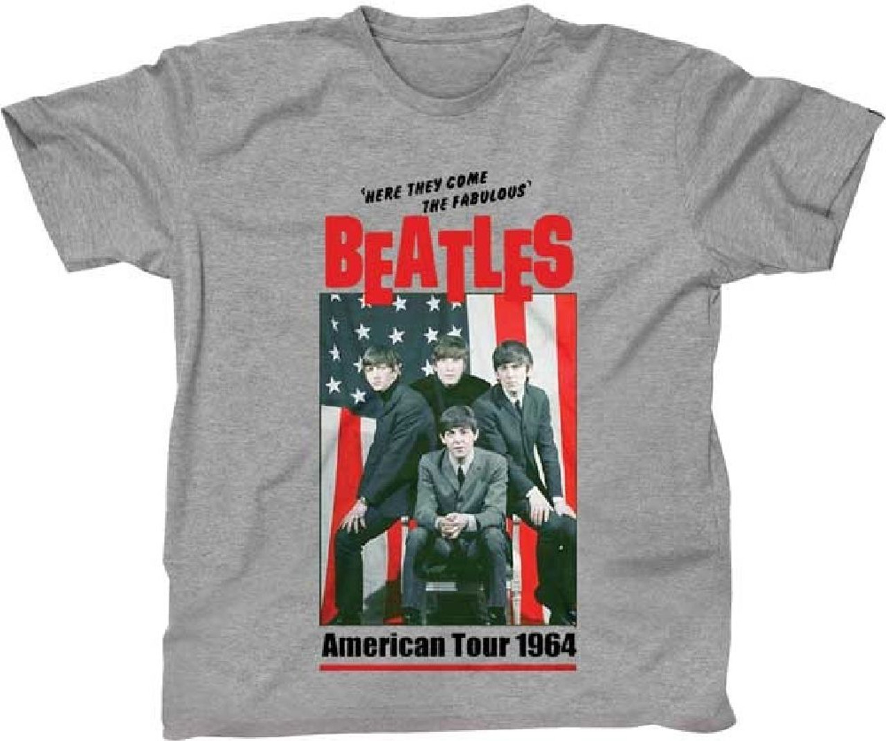 centeret Let at læse personlighed The Beatles American Tour 1964 Men's Unisex Concert T-shirt - Rocker Rags