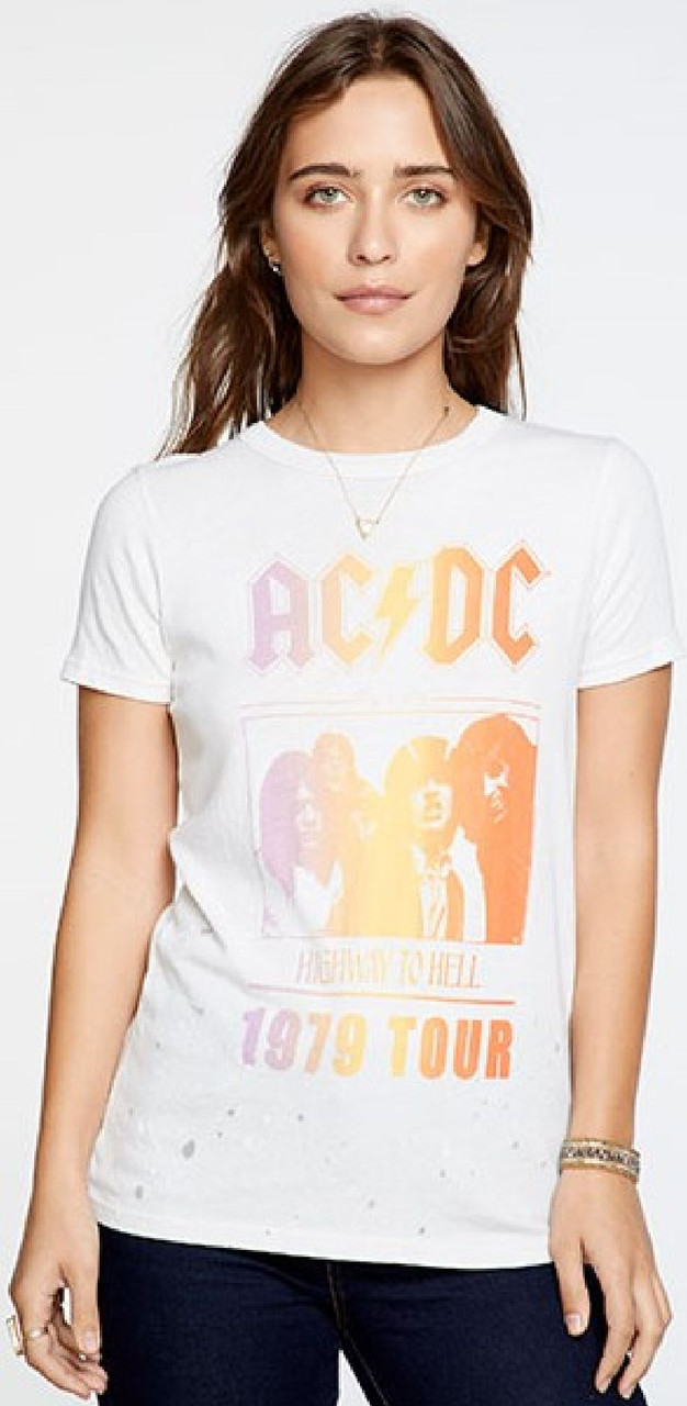 acdc graphic tee womens