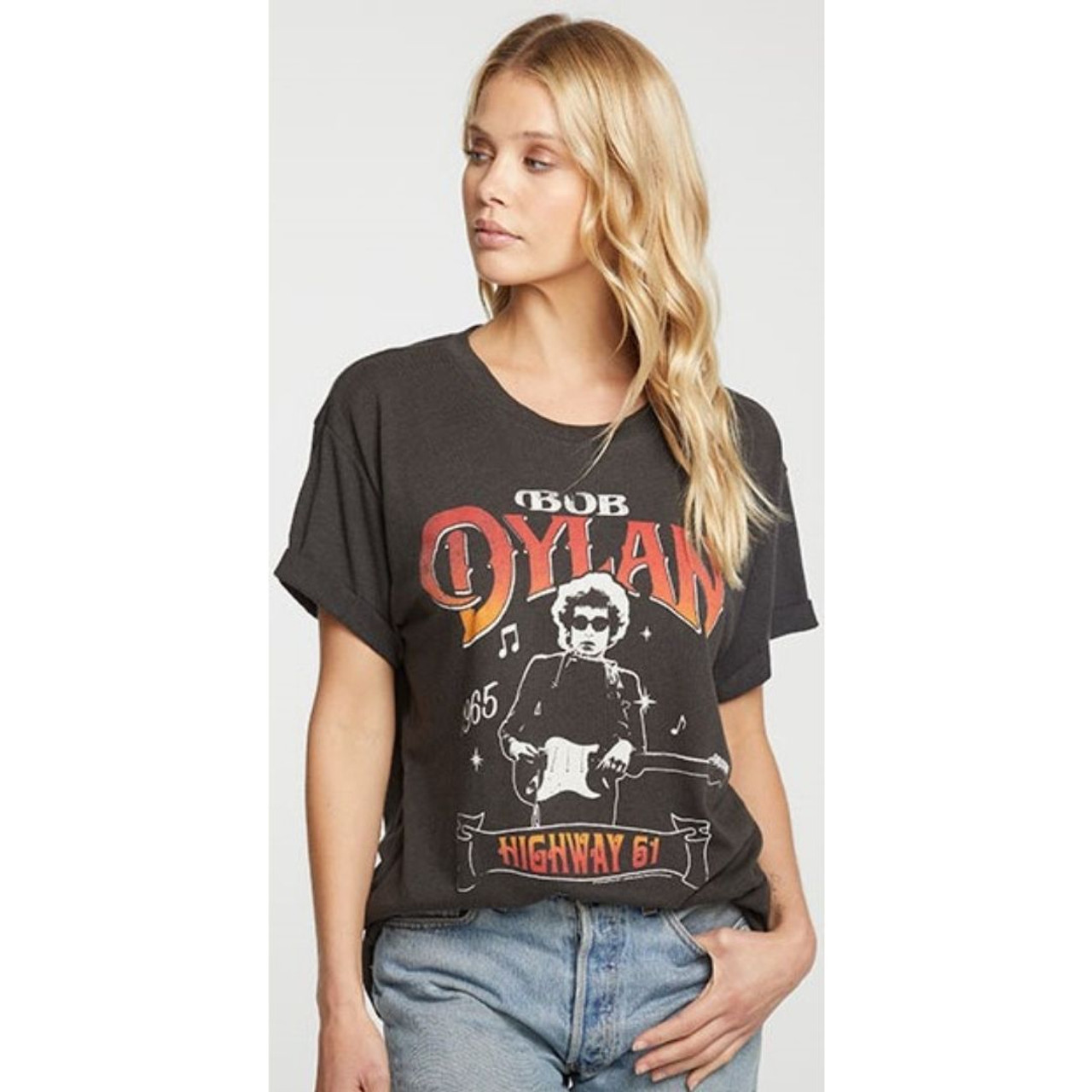 sandsynlighed dominere umoral Bob Dylan Women's Vintage T-shirt by Chaser - Highway 61