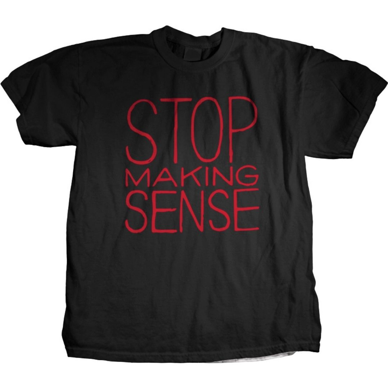 Talking Heads Premium Fashion T-shirt - Stop Making Sense Logo | Men's  Unisex Black Shirt