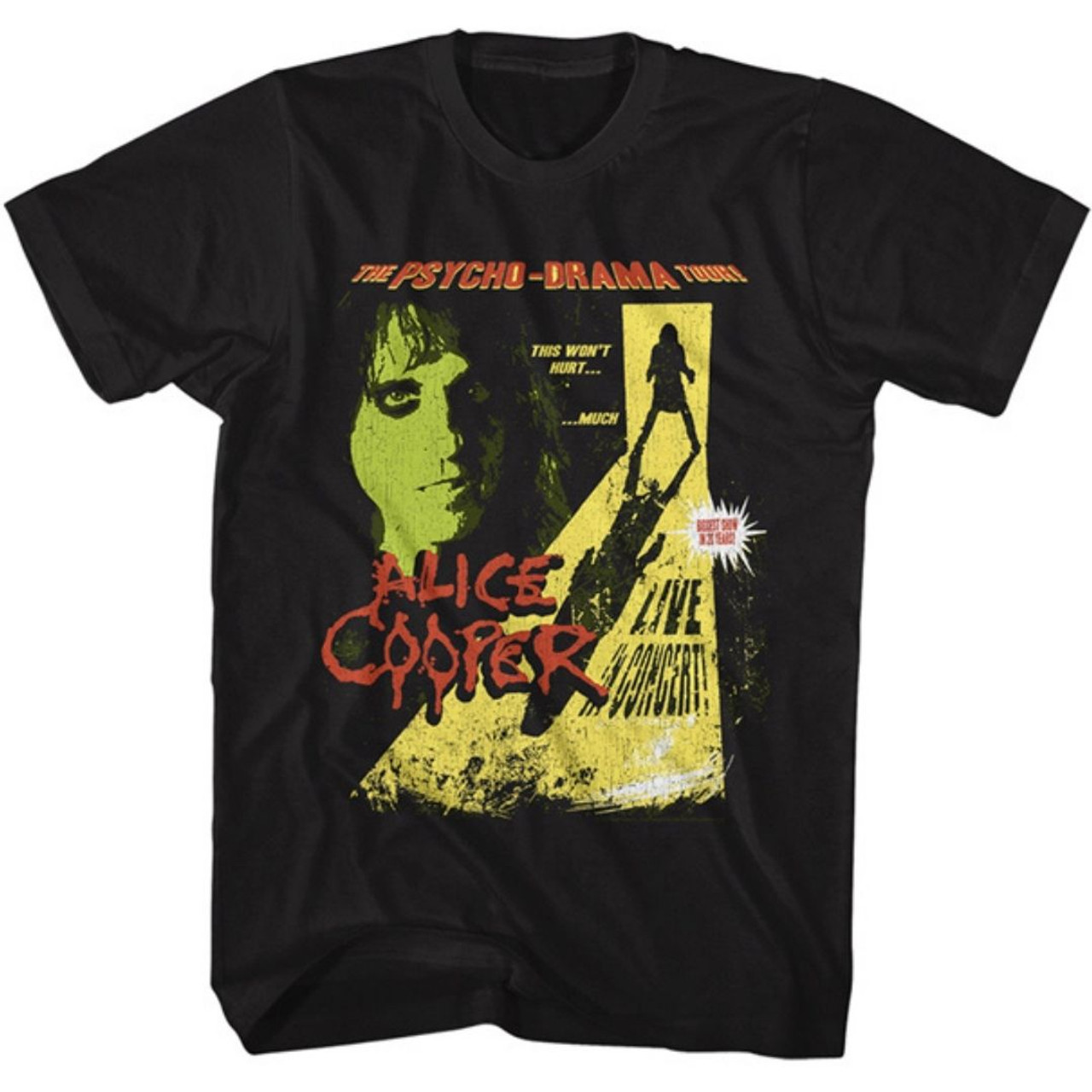 Vintage Alice Cooper Concert T-shirt - Psycho Drama Tour