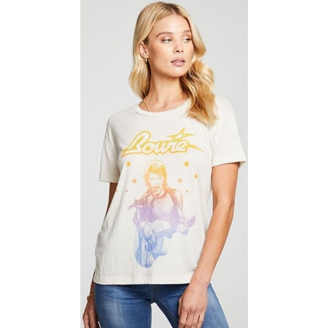David bowie t shirt womens clearance