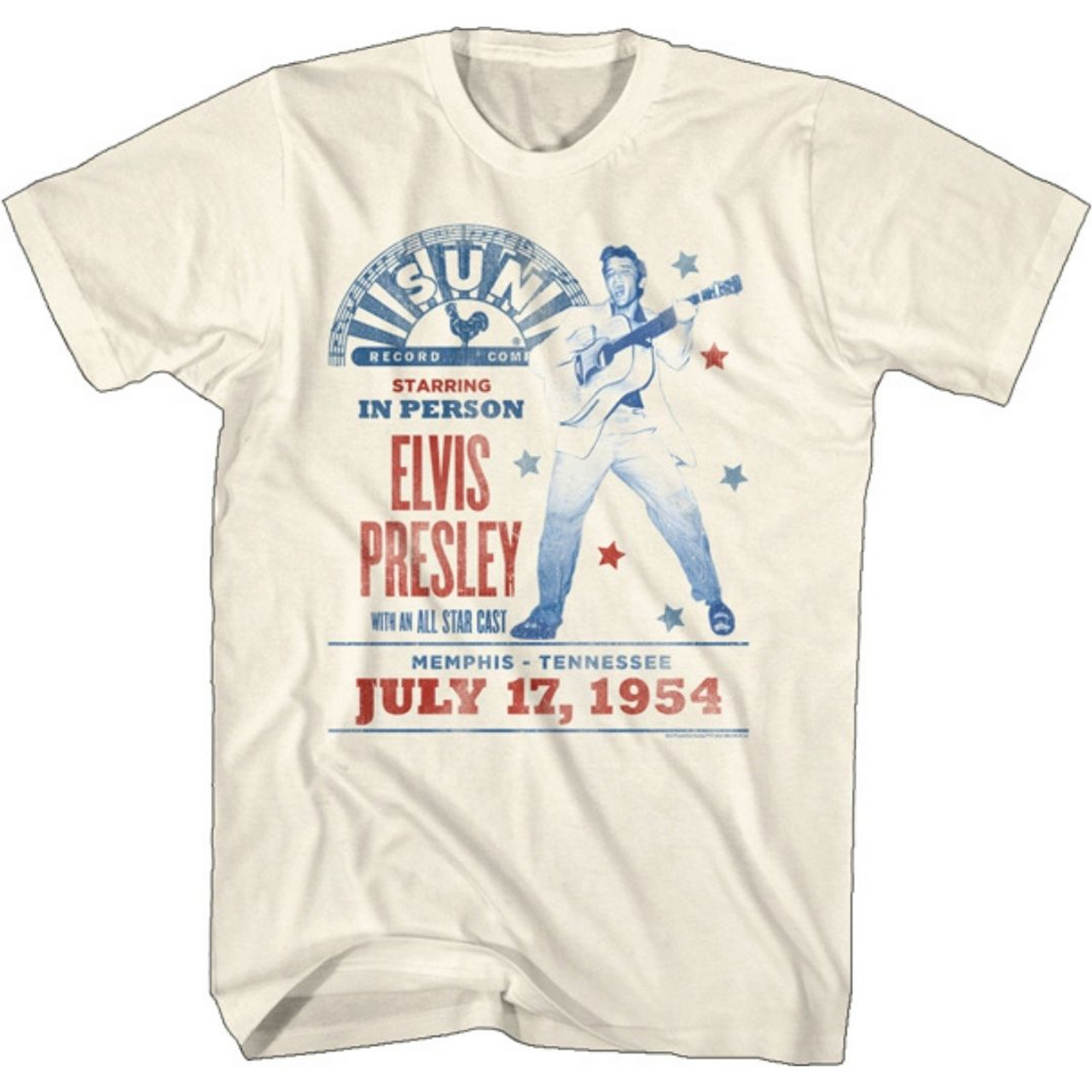 Elvis Presley White Baseball Jersey