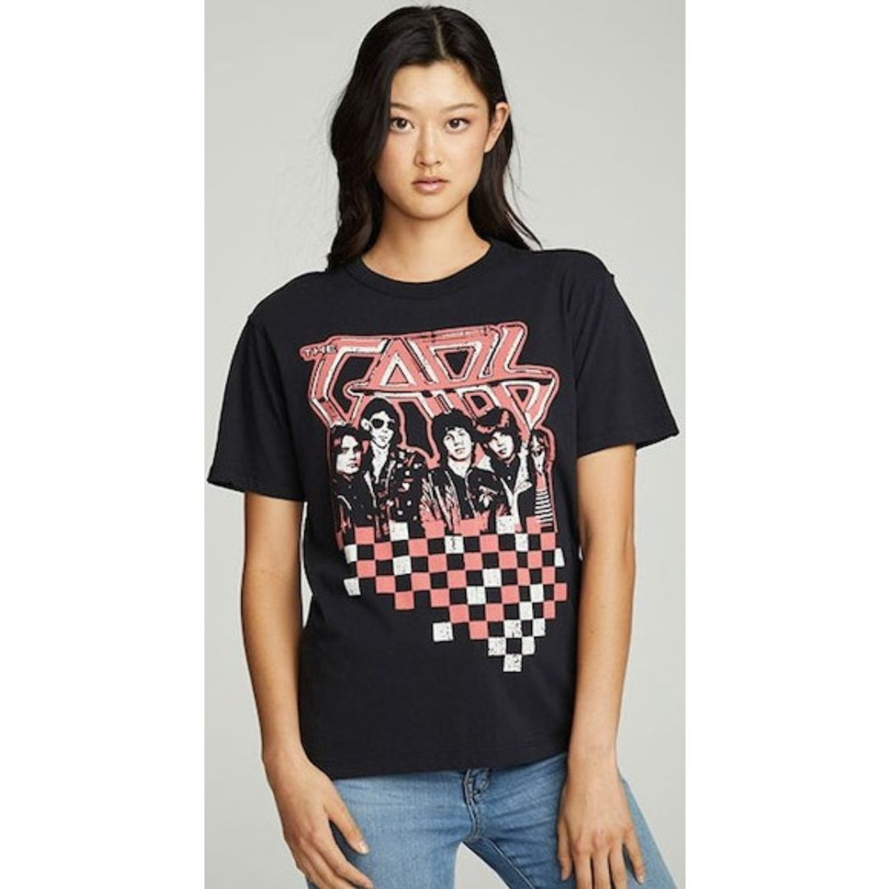 Cars Band Members & Logo Women's Fashion Chaser T-shirt