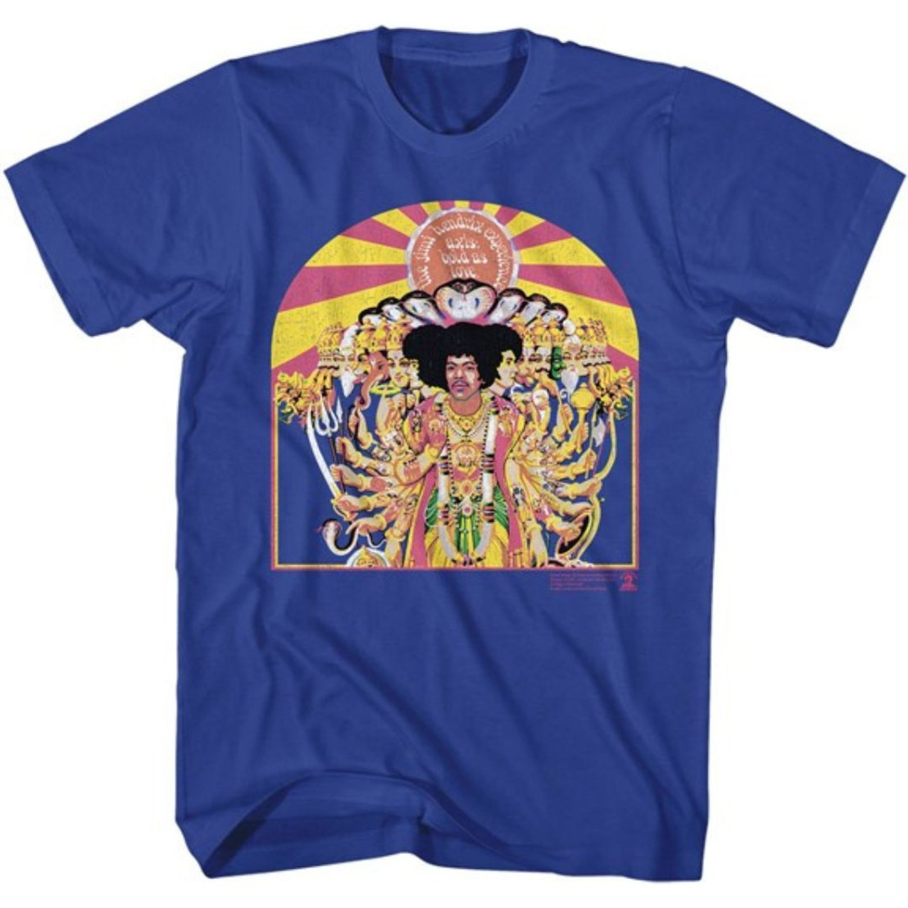 Jimi Hendrix Axis Bold as Love Album Cover Men's T-shirt
