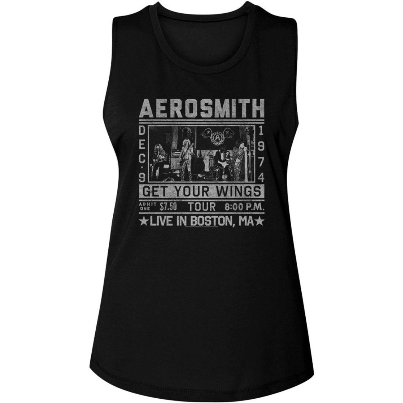 Aerosmith Concert Promo Poster Women's Sleeveless T-shirt