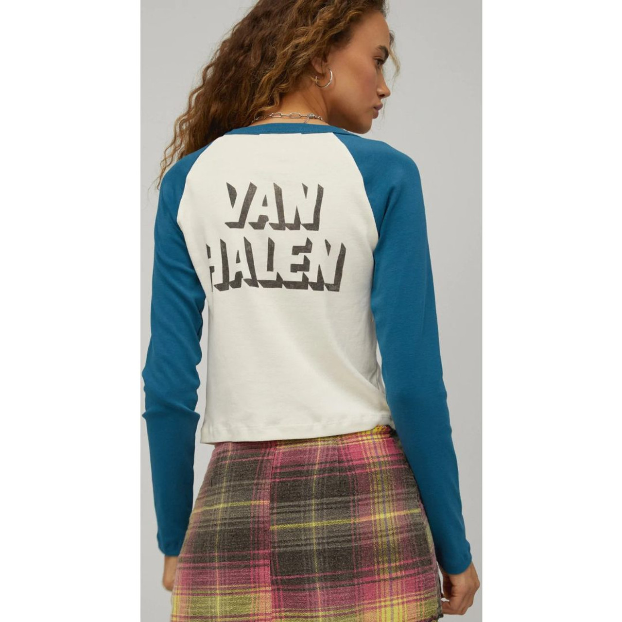 Van Halen 1980 Invasion Tour Raglan T-shirt by Daydreamer LA