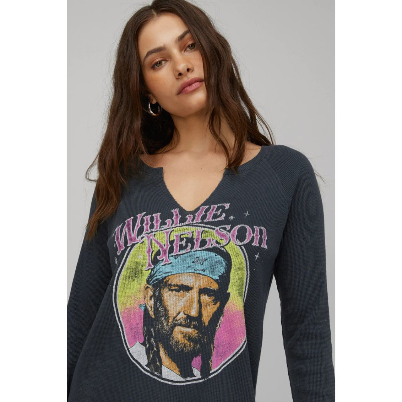 Willie Nelson Notch Thermal T-shirt LA