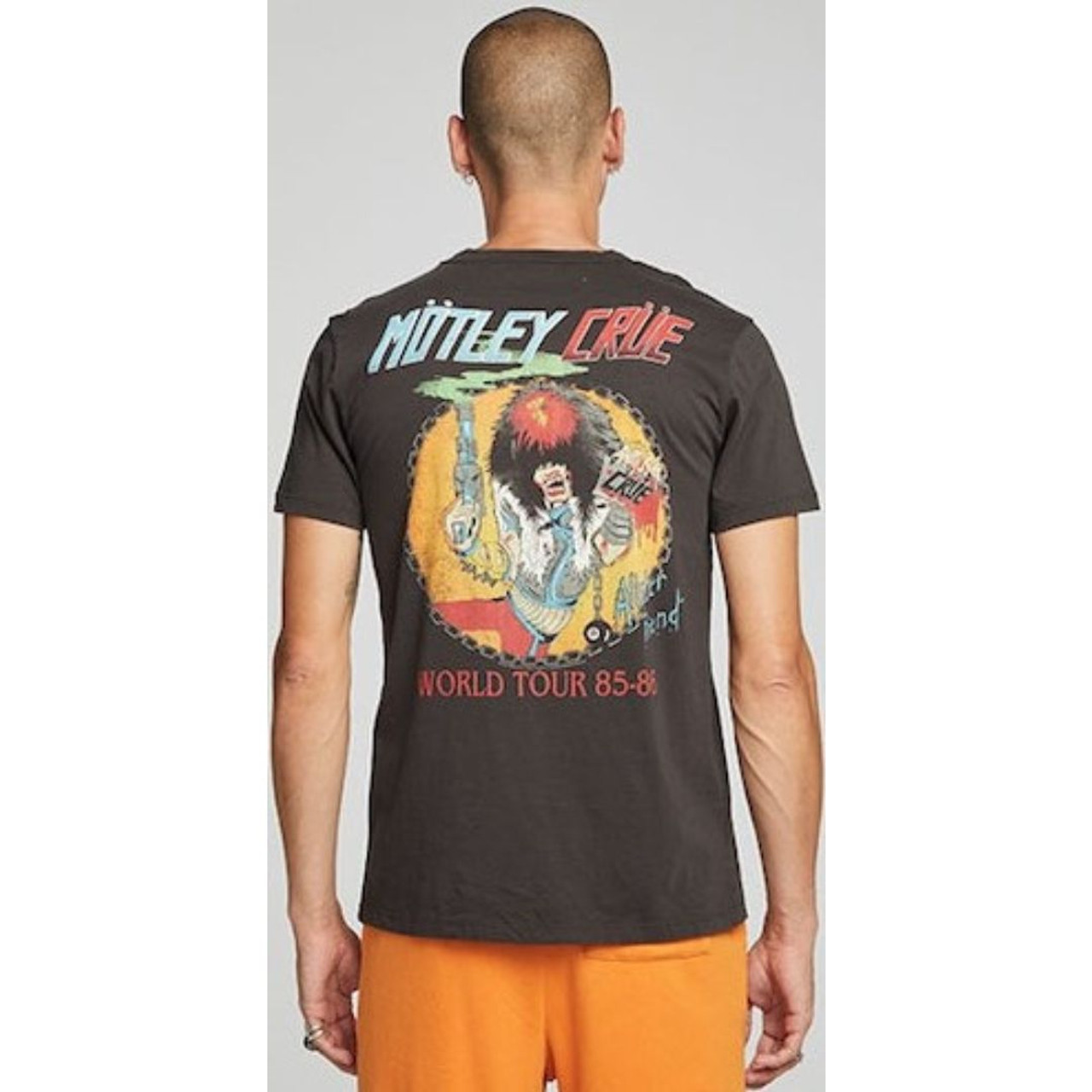 Motley Crue World Tour 1985-1986 Men's Vintage Concert T-shirt by Chaser  Brand