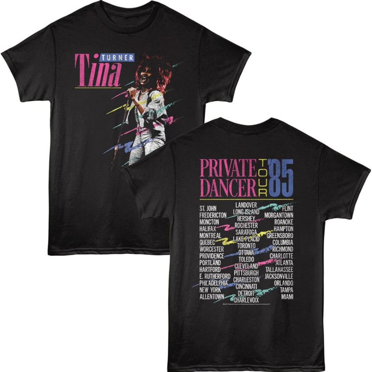 トップス '84s Tina Turner private dancer tour Tee Vintage 1985 Tina Turner Private Dancer Tour TShirt Large | eBay