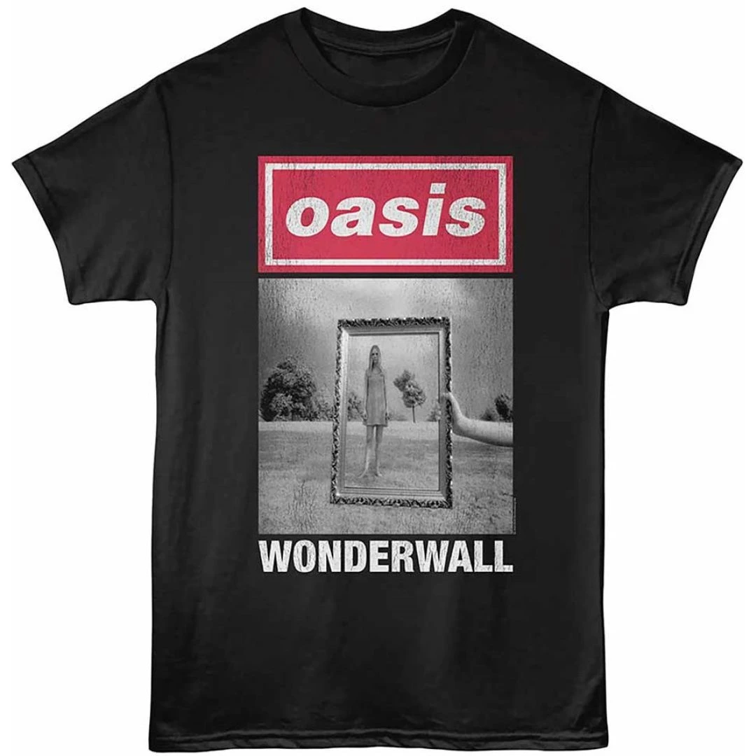 Oasis Wonderwall Song Single Album Cover T-shirt
