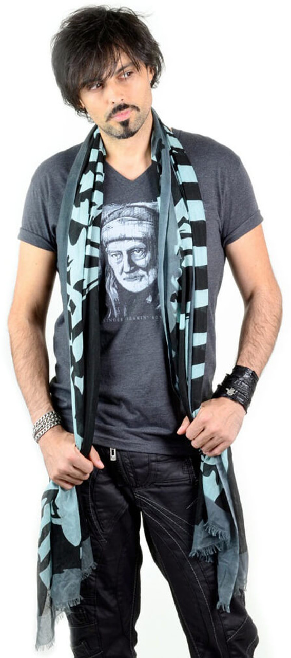 Rock and Roll Scarf Black - Women's Scarves