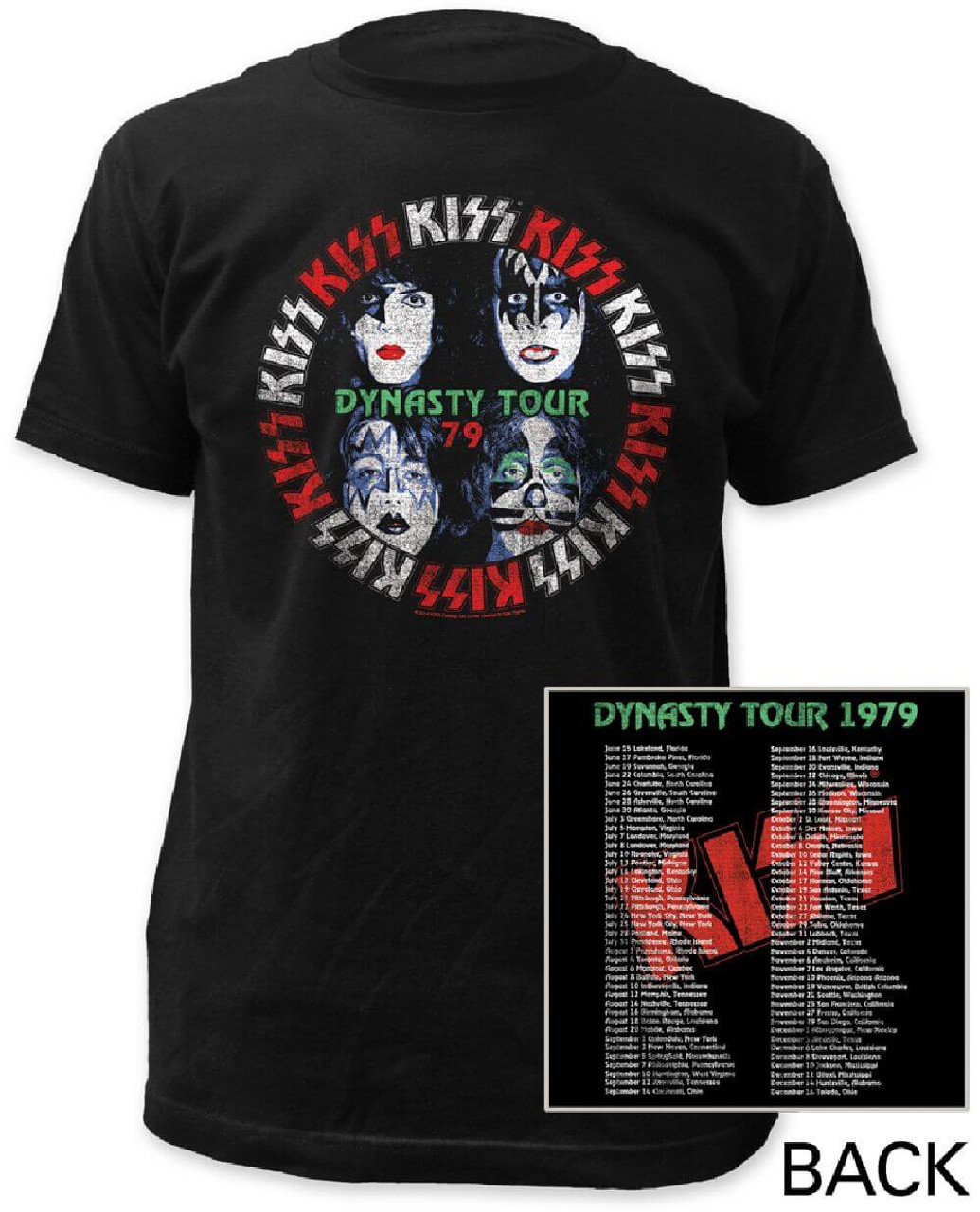 Kiss Dynasty Tour '79 Men's T-shirt