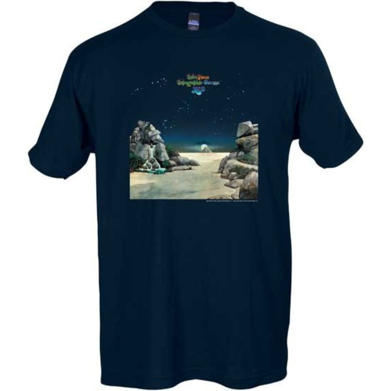 Yes Tales From Topographic Oceans Album Cover Artwork Men's T-shirt