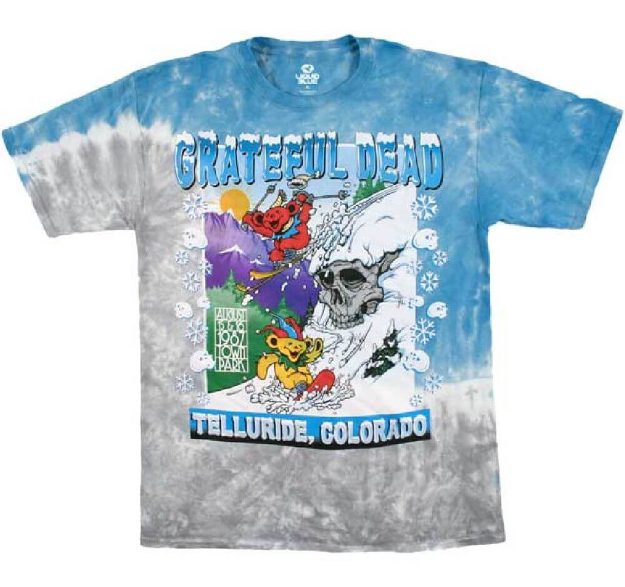 Grateful Dead Town Park Telluride Colorado August 1987 Men S T Shirt